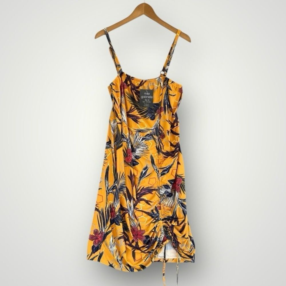5 for $40 NWT Mlle Gabrielle Dress Floral Women Size 2X